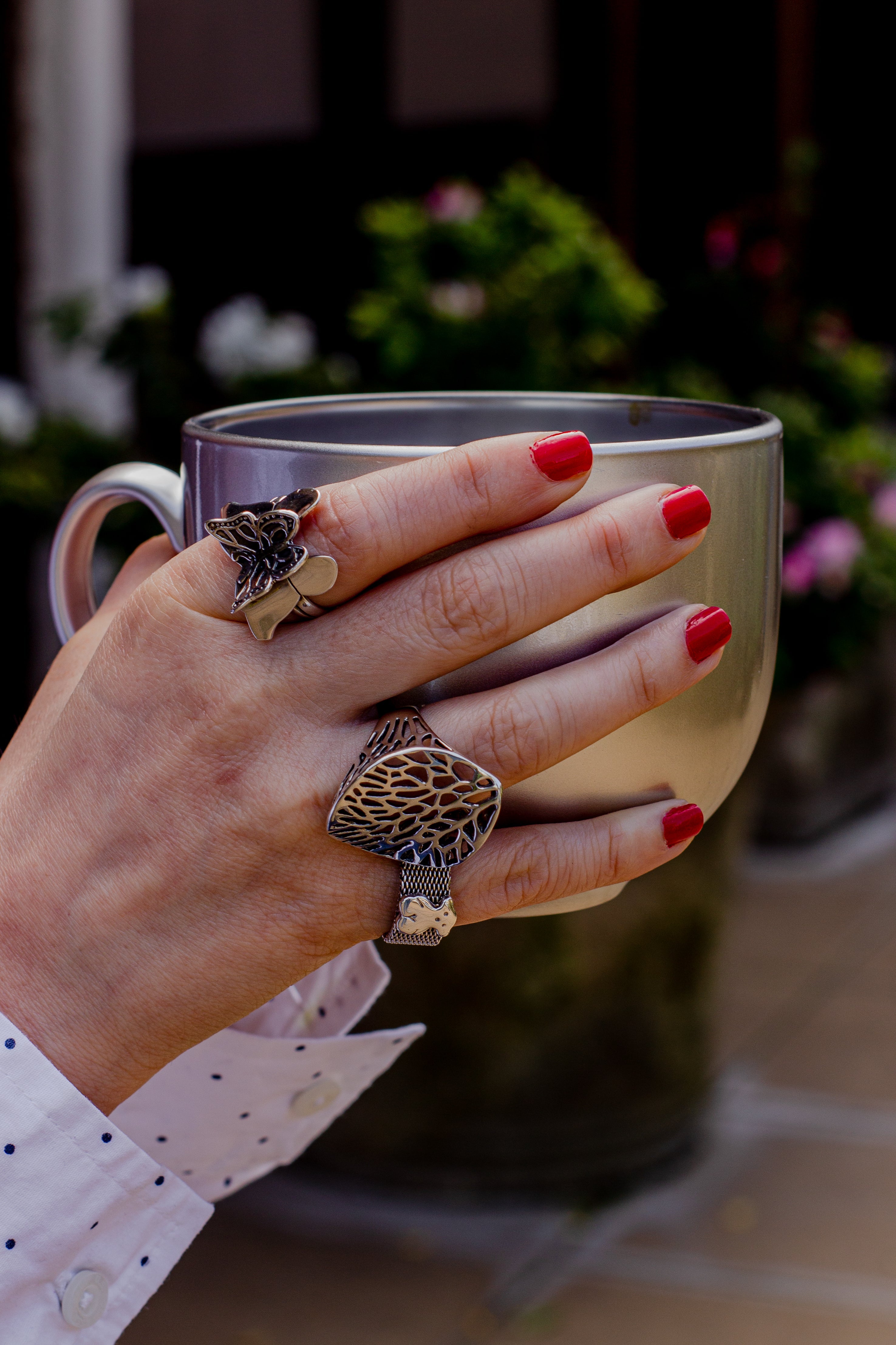 Anillos plata 950