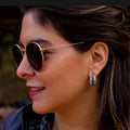 Aros Luna — Plata 950 Filigrana
