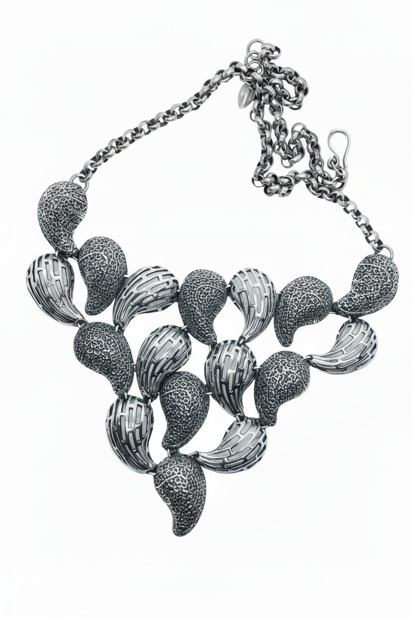 Collar Caracol — Plata 950 con Filigrana | Pieza Única