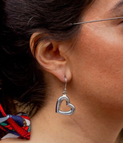 Aros Corazón — Plata 950