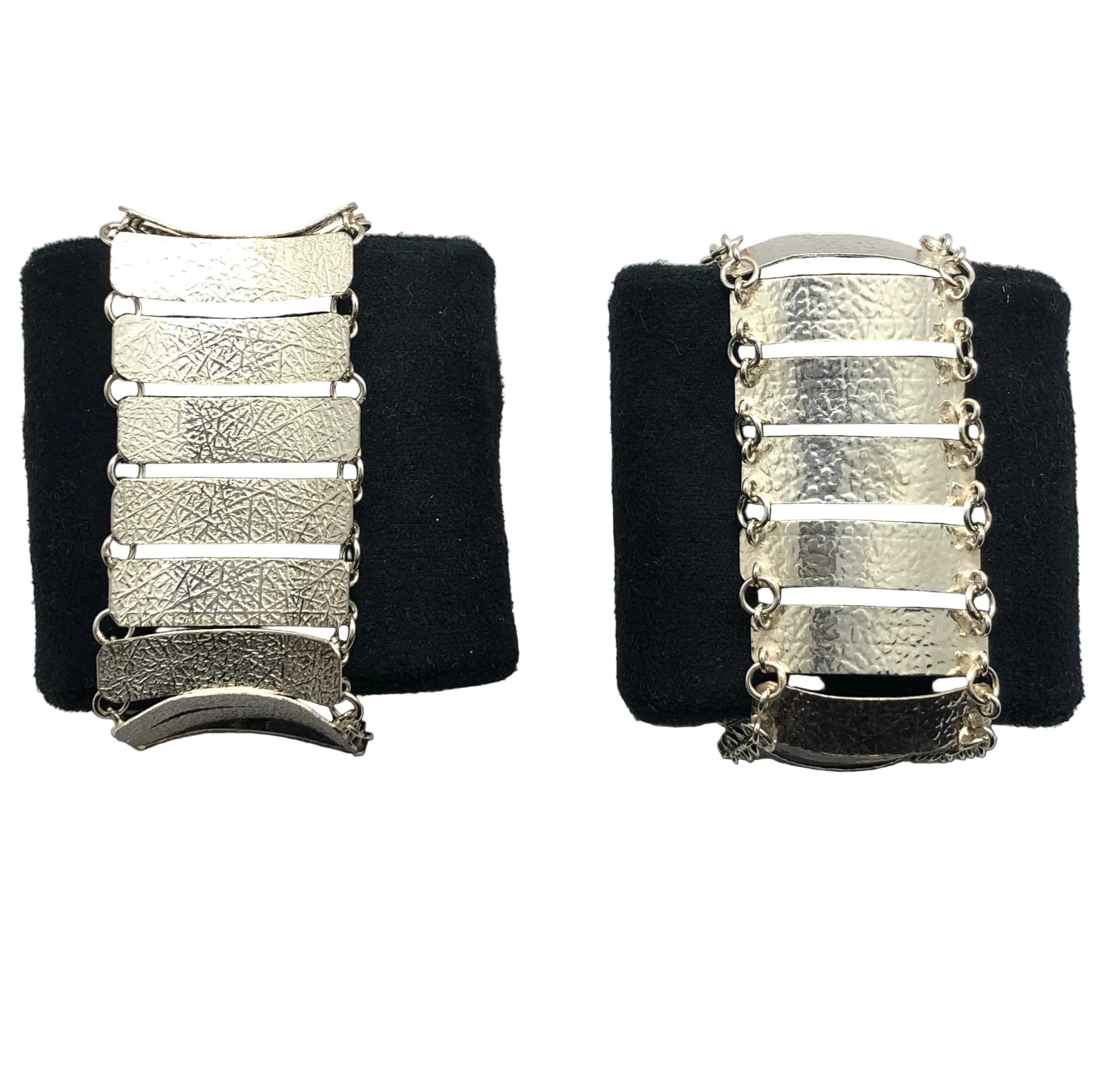 Pulsera Reversible Placas Plata 950