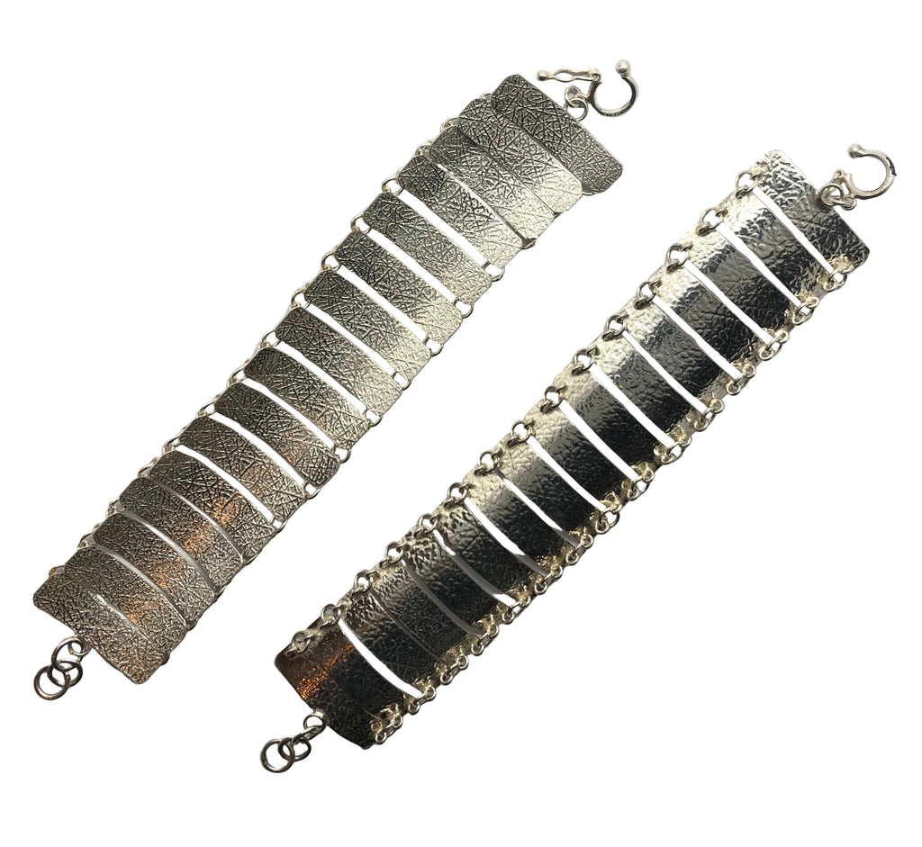 Pulsera Reversible Placas Plata 950