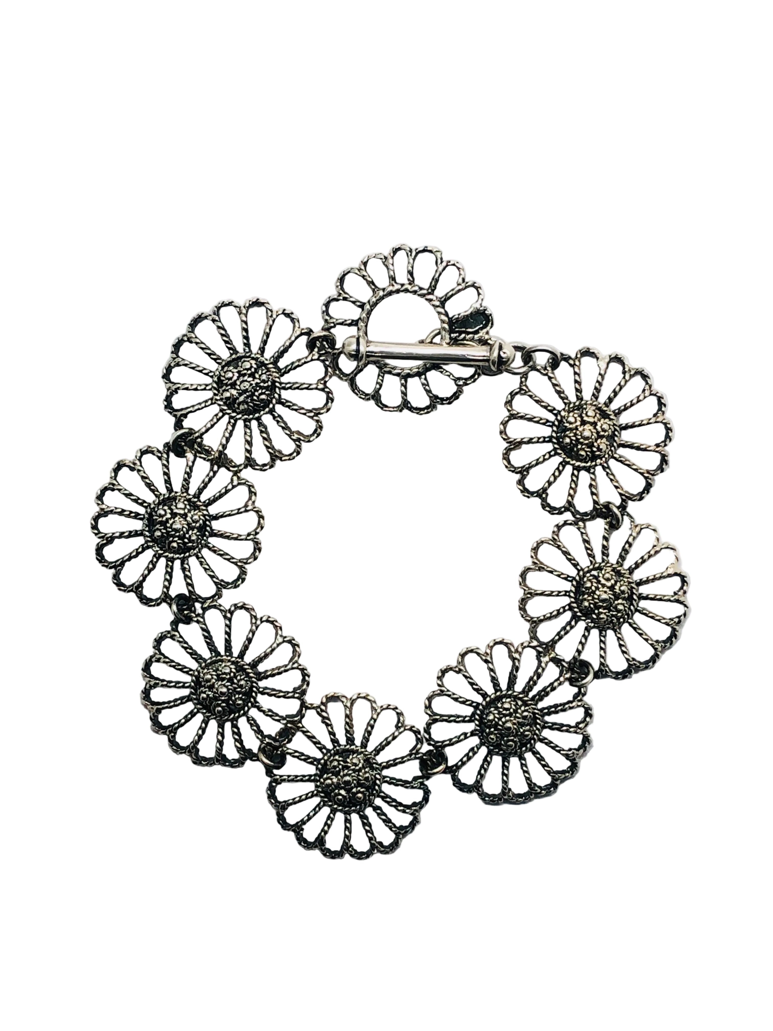 Pulsera Girasol — Plata 950