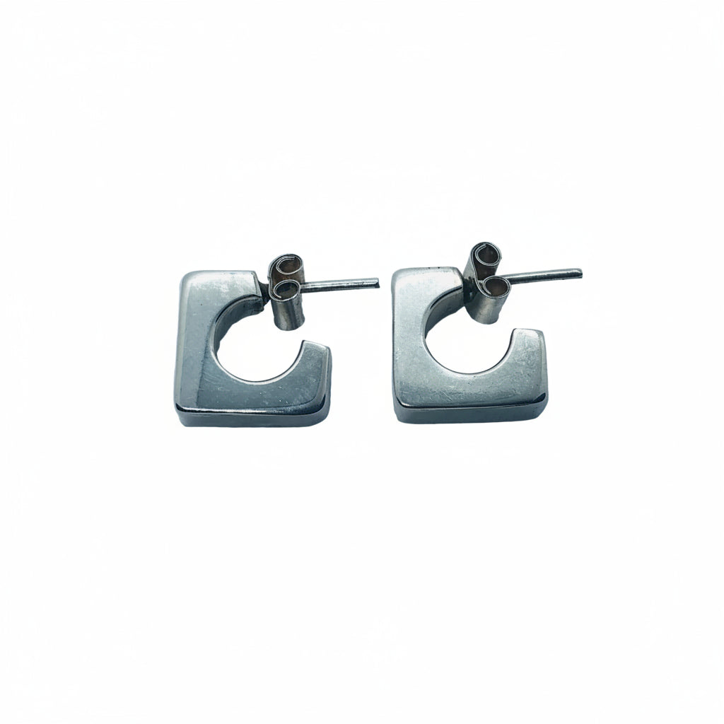 Aros Cuadrado — Plata 950