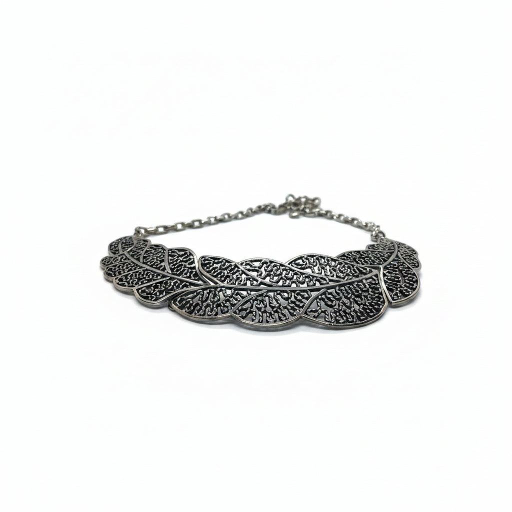 Collar Plata 950 Hojas Filigrana | Edición Única