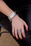 Pulsera Reversible Placas Plata 950