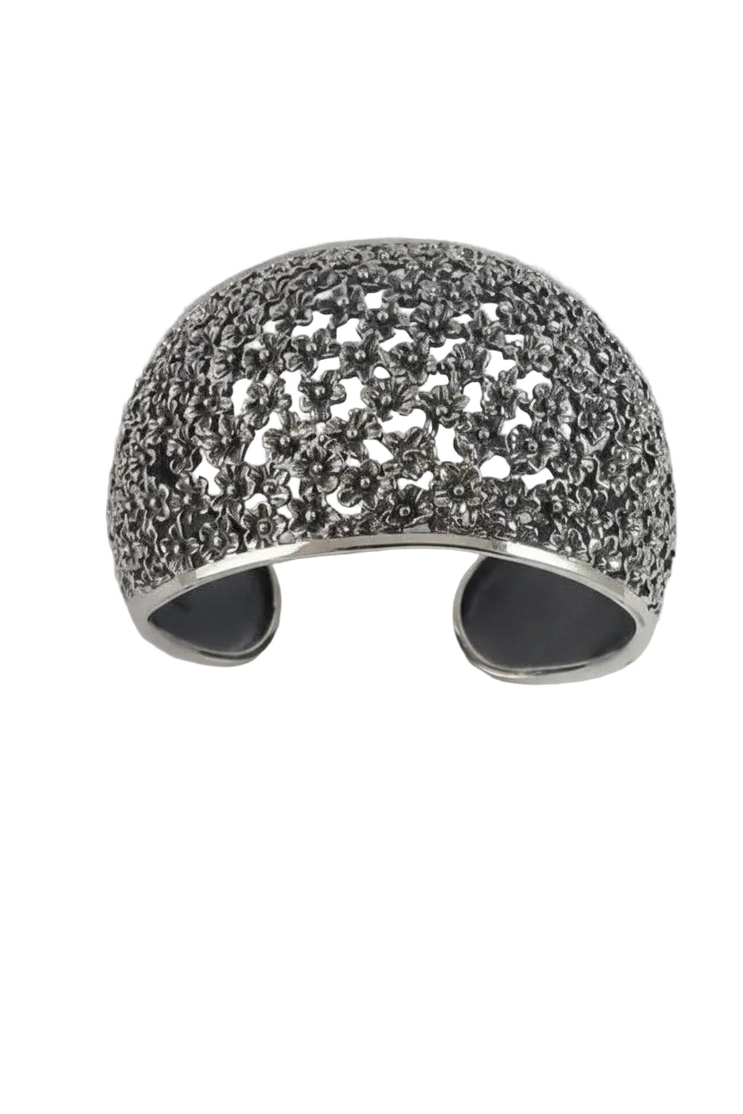 Pulsera Florcitas Plata 950 — Edición Limitada