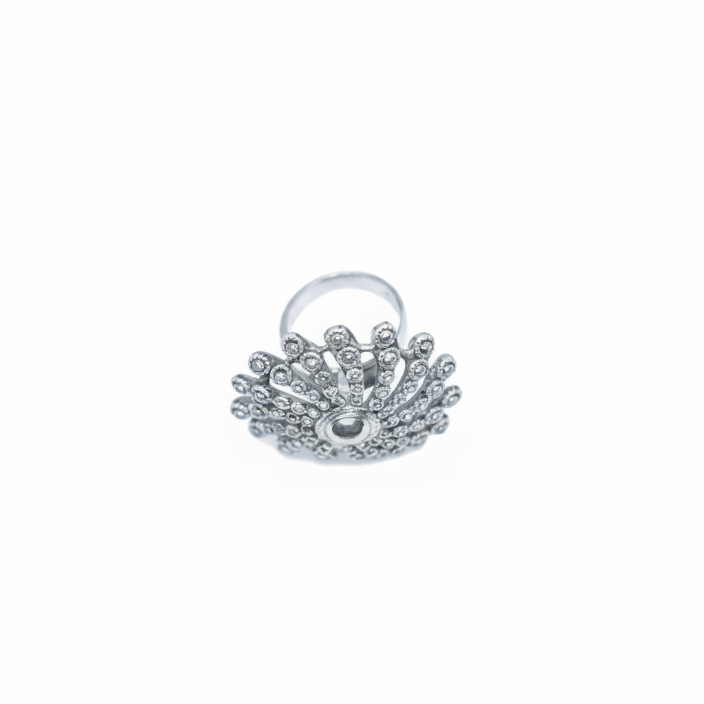 Anillo Sol Radiante de Plata 950 | Joyería Artesanal