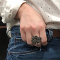 Anillo Mariposa Tejida de Plata 950 | Joyería Artesanal