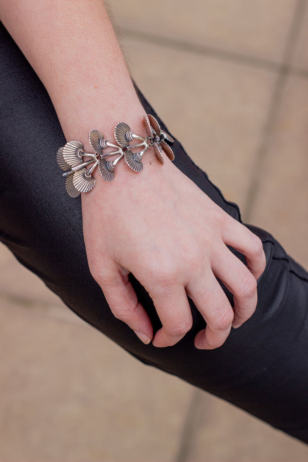 Pulsera Conchas — Plata 950 | Pieza Única